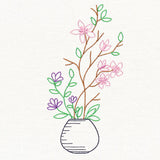 Plum Blossom Ikebana (Vintage)