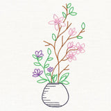 Plum Blossom Ikebana (Vintage)