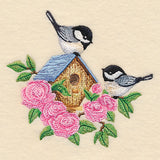 Blooming Chickadee Birdhouse