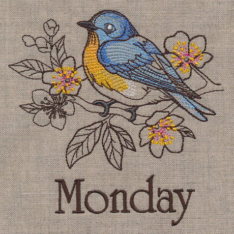 Blessed Monday - Bluebird and Almond