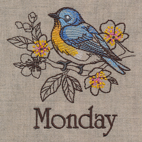 Blessed Monday - Bluebird and Almond