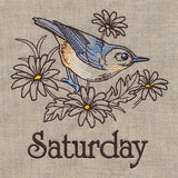 Blessed Saturday - Nuthatch and Chicory