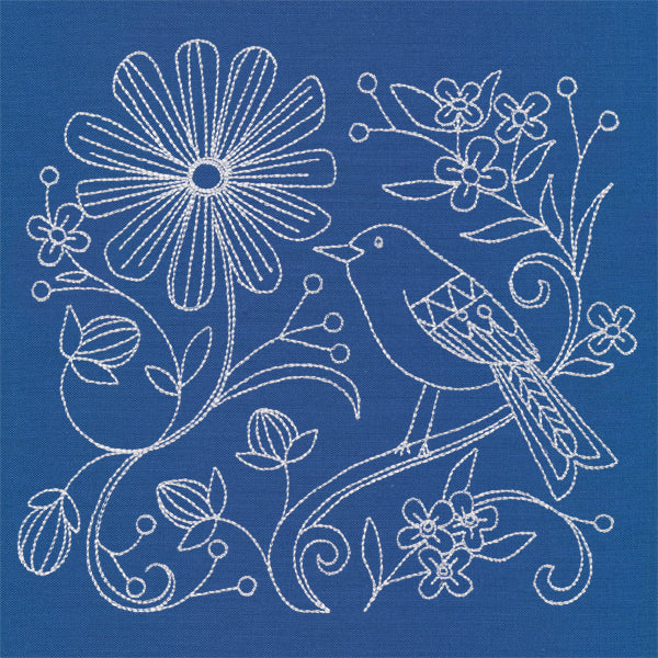 Birds of a Feather 1 (Whitework)