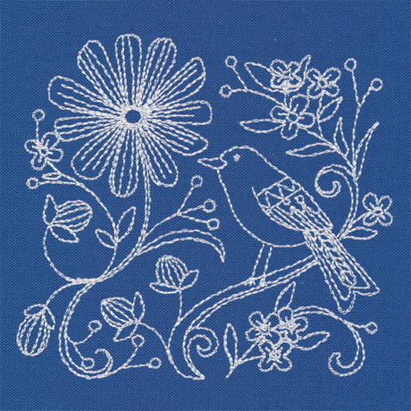 Birds of a Feather 1 (Whitework)