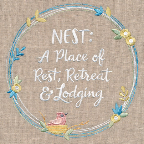 A Place of Rest Wildflower Wreath