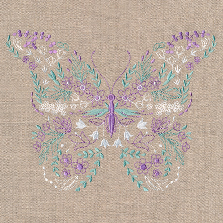 Blooming Wildflower Butterfly