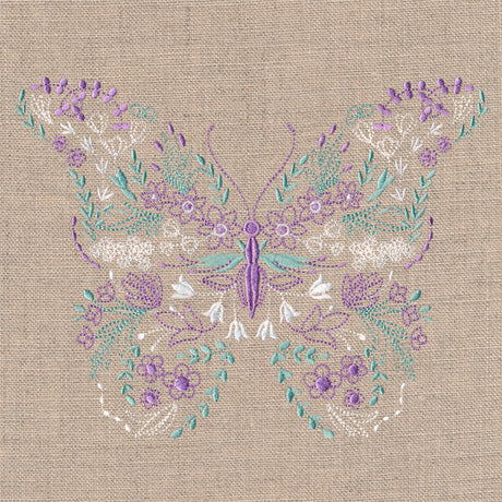 Blooming Wildflower Butterfly