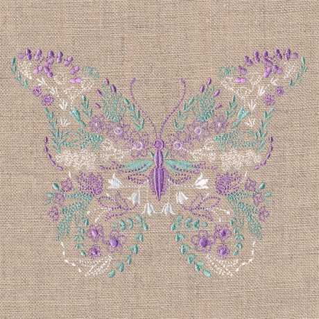 Blooming Wildflower Butterfly