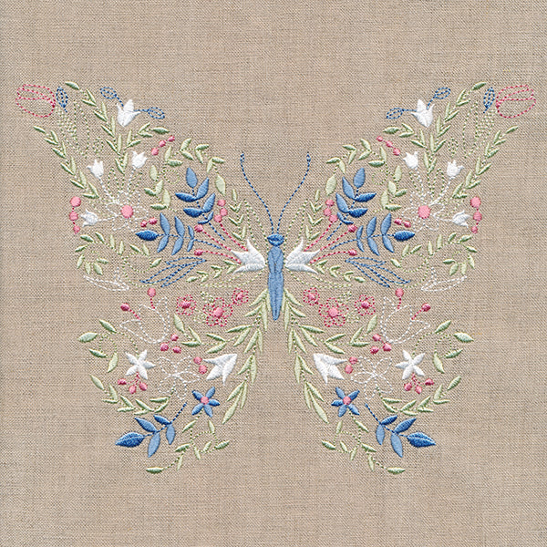 Delicate Wildflower Butterfly