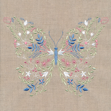 Delicate Wildflower Butterfly