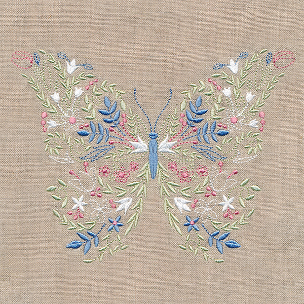 Delicate Wildflower Butterfly