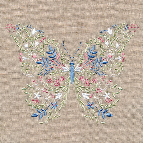 Delicate Wildflower Butterfly