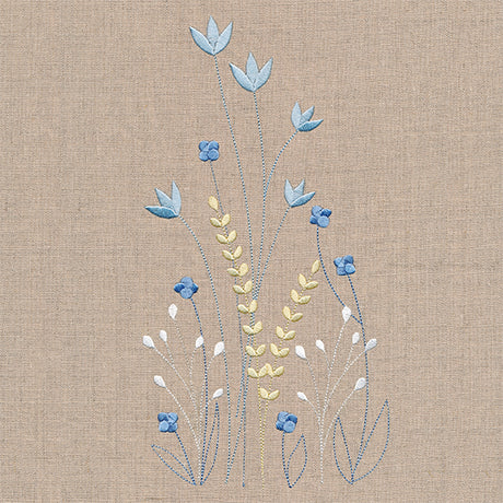 Flourishing Wildflower Stems