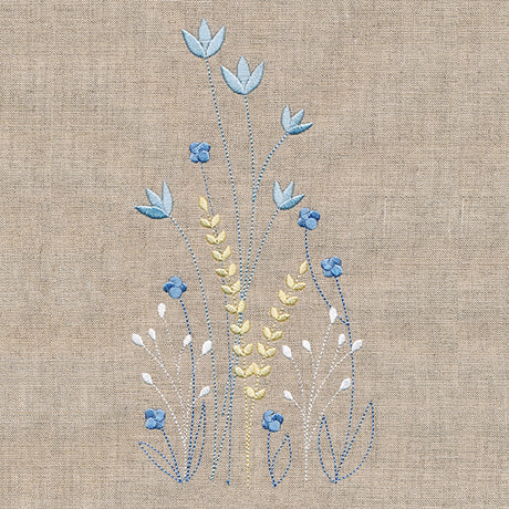 Flourishing Wildflower Stems