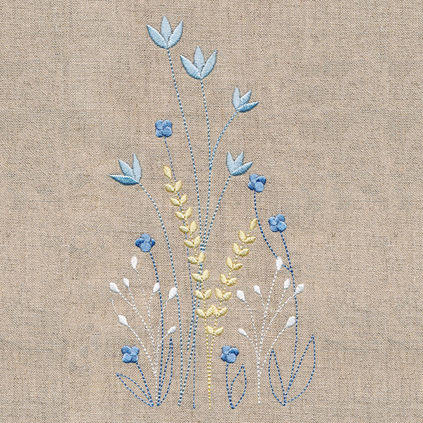 Flourishing Wildflower Stems