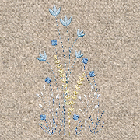 Flourishing Wildflower Stems