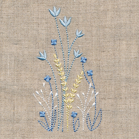 Flourishing Wildflower Stems