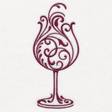 Fancy Filigree Wine Glass