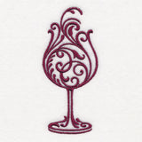Fancy Filigree Wine Glass