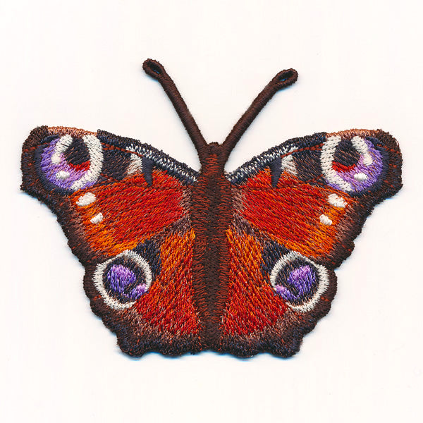 Free-Flying Peacock Butterfly (In-the-Hoop)