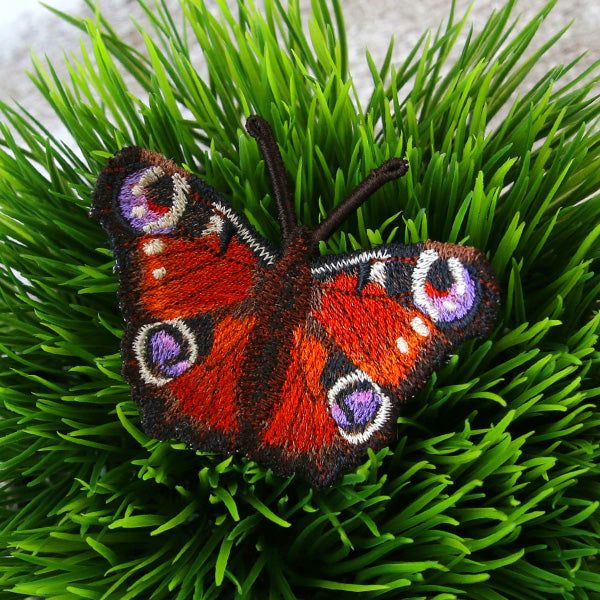 Free-Flying Peacock Butterfly (In-the-Hoop)