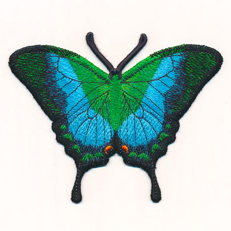 Free-Flying Malabar Banded Peacock (In-the-Hoop)