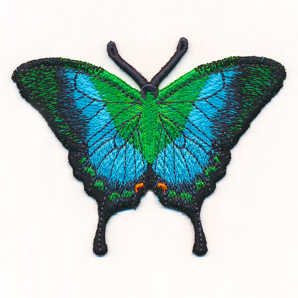 Free-Flying Malabar Banded Peacock (In-the-Hoop)