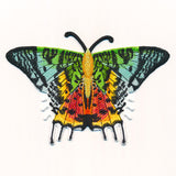 Free-Flying Madagascan Sunset Moth (In-the-Hoop)