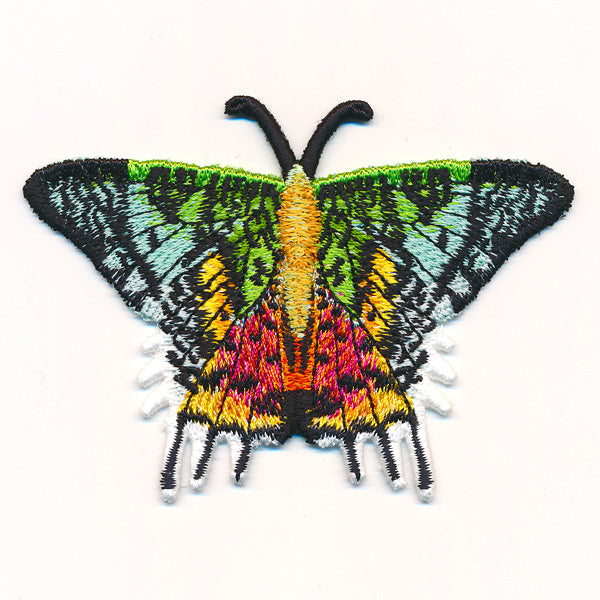 Free-Flying Madagascan Sunset Moth (In-the-Hoop)