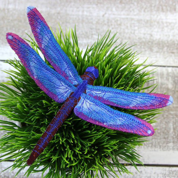 Free-Flying Rainforest Bluewing (In-the-Hoop)