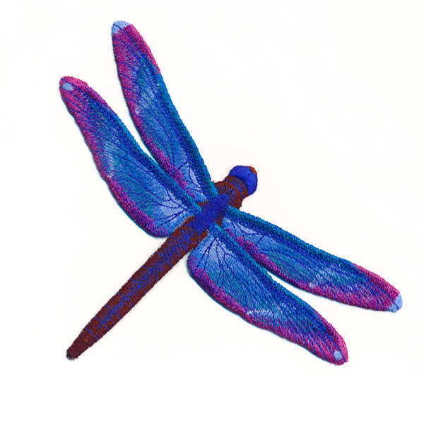 Free-Flying Rainforest Bluewing (In-the-Hoop)