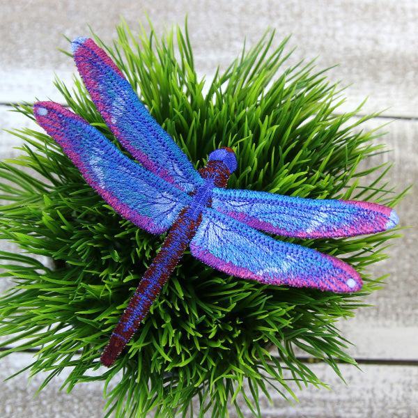 Free-Flying Rainforest Bluewing (In-the-Hoop)