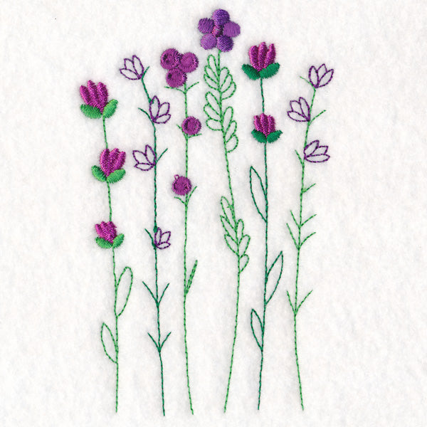 Beautiful Wildflower Stems