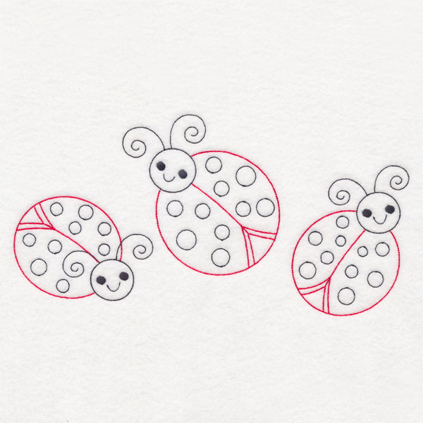 Ladybugs Trio (Vintage)