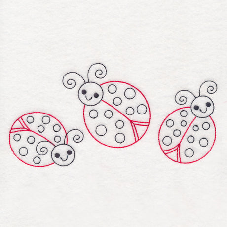 Ladybugs Trio (Vintage)