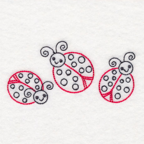 Ladybugs Trio (Vintage)