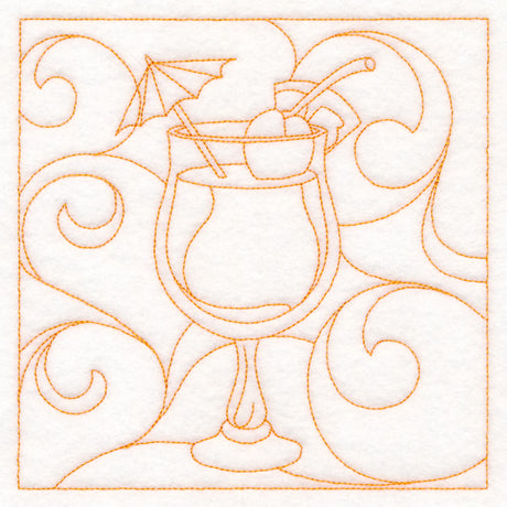 Summer Quilting - Tropical Drink (Double Run)