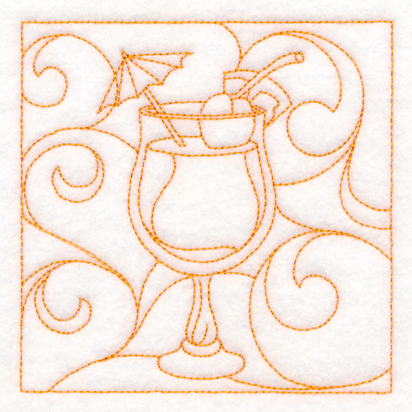 Summer Quilting - Tropical Drink (Double Run)