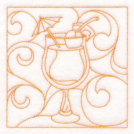 Summer Quilting - Tropical Drink (Double Run)