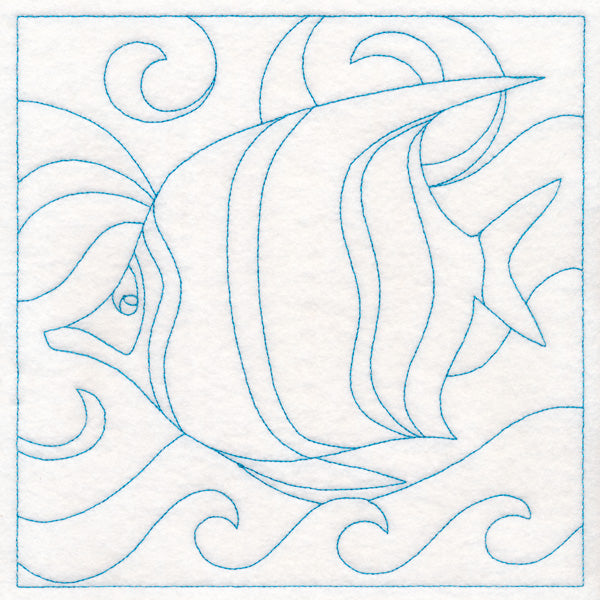 Summer Quilting - Tropical Fish (Double Run)
