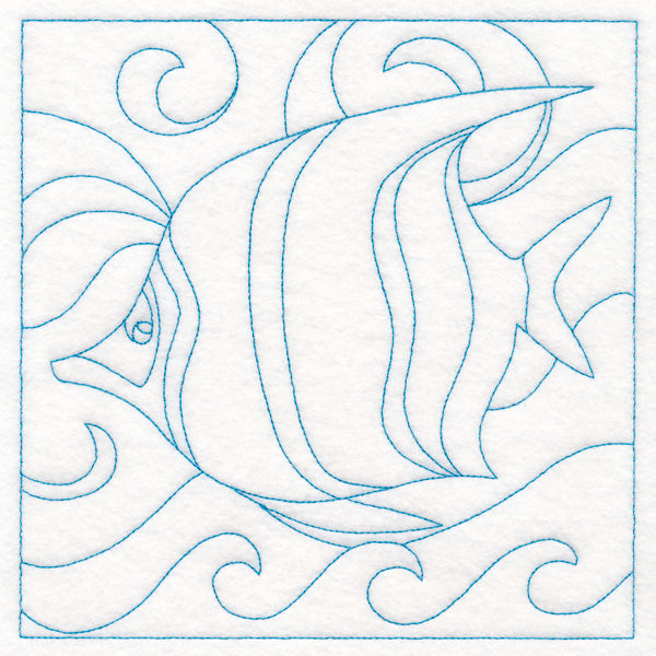 Summer Quilting - Tropical Fish (Double Run)