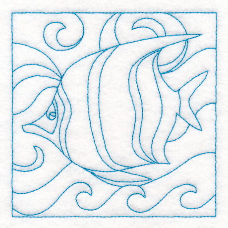 Summer Quilting - Tropical Fish (Double Run)