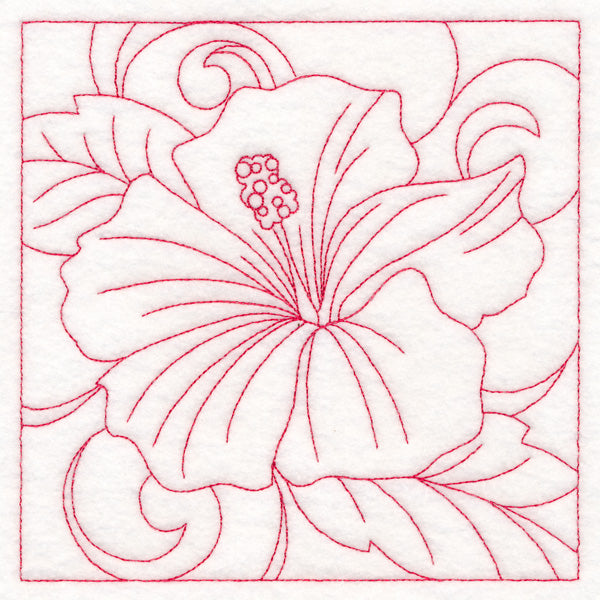 Summer Quilting - Hibiscus (Double Run)