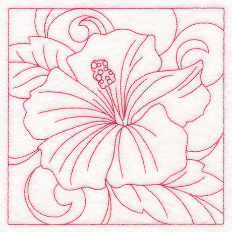 Summer Quilting - Hibiscus (Double Run)