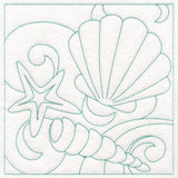 Summer Quilting - Seashells (Double Run)