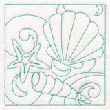 Summer Quilting - Seashells (Double Run)