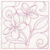 Summer Quilting - Frangipani (Double Run)