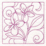 Summer Quilting - Frangipani (Double Run)