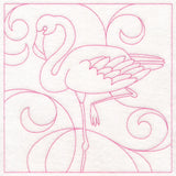 Summer Quilting - Flamingo (Double Run)