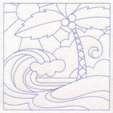 Summer Quilting - Beach (Double Run)